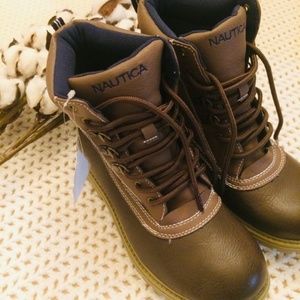 Nautica Tiny Boot Like High-Top, Baby Prewalker